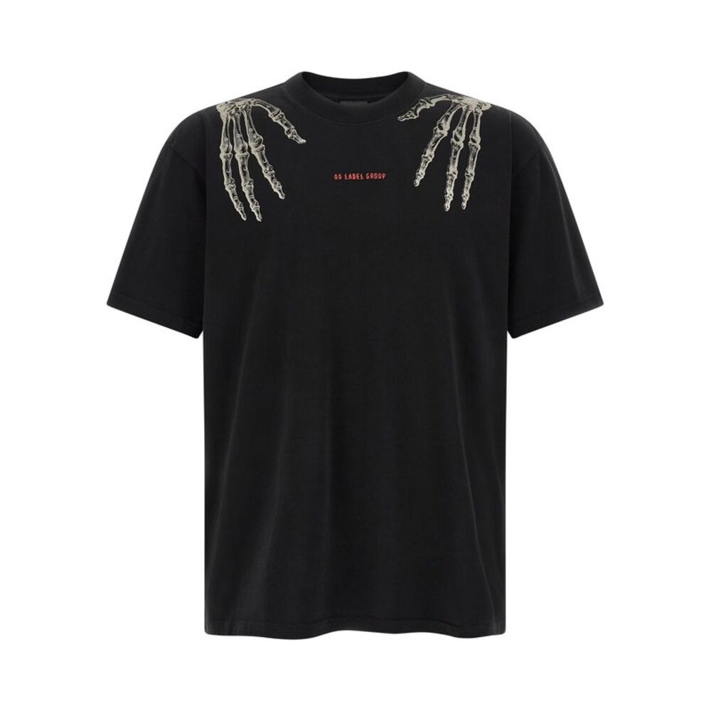 44 Label Group Black Cotton Men's T-Shirt